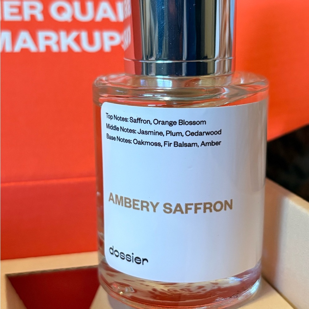 Dossier Ambery Saffron Perfume